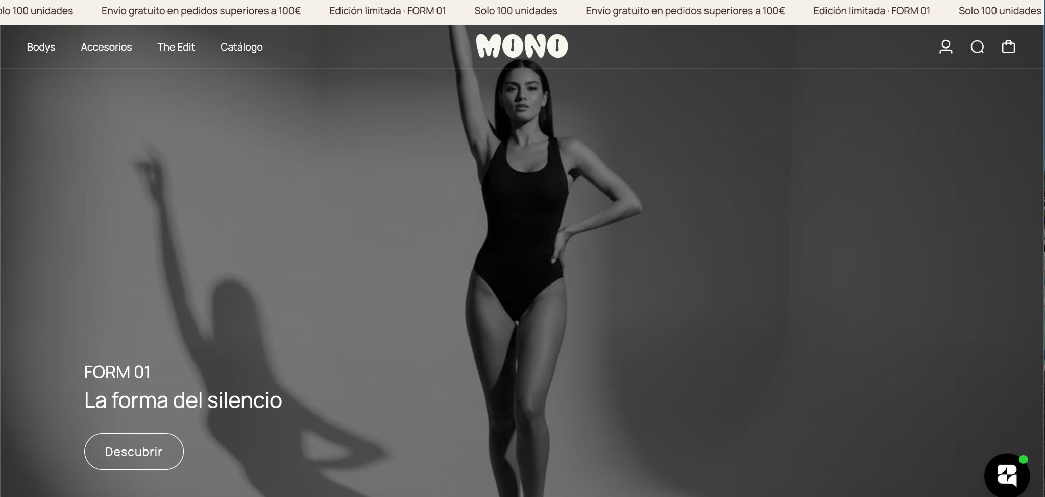 Tienda online de moda Monobody Form